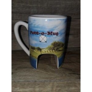 Putt-o-Mug Coffee Mug 12 Oz For Your Golfer Friends